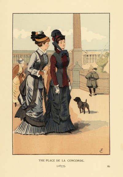 Praça da Concórdia em 1877 de François Courboin