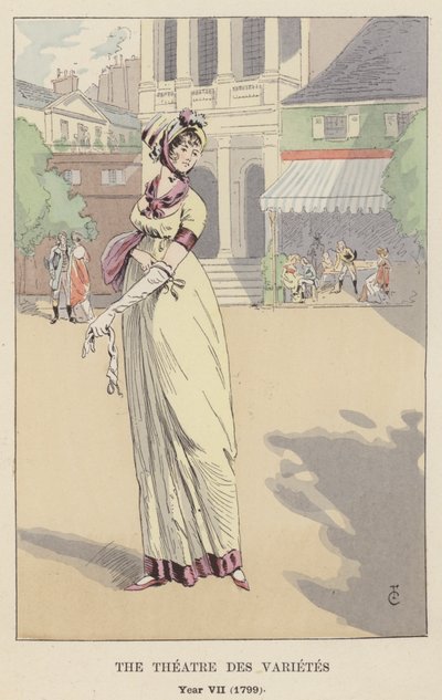 O teatro des varietes, ano VII, 1799 de François Courboin