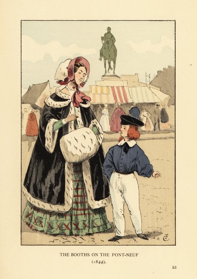 As cabines na Pont Neuf, Paris de François Courboin