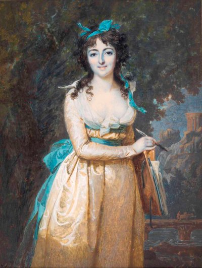 François Dumont - Retrato de uma mulher de Francois Dumont