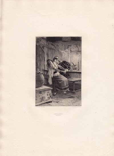 François Flameng - Victor Hugo - O Rei diverte-se de Francois Flameng