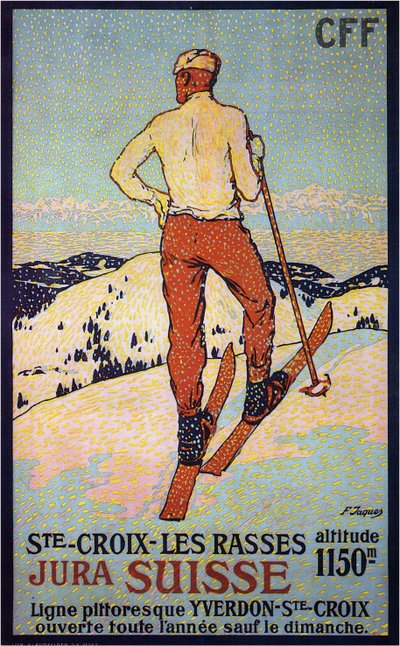 Les Rasses, Sainte-Croix, 1921 de François Jacques