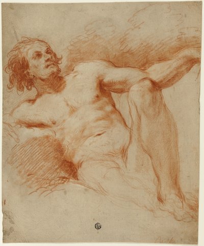 Nu Masculino Sentado de François Le Moyne