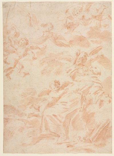 A estigmatização de São Francisco de François Lemoyne