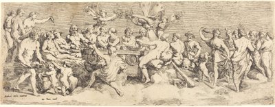 A festa de casamento de Cupido e Psique de François Perrier after Raphael