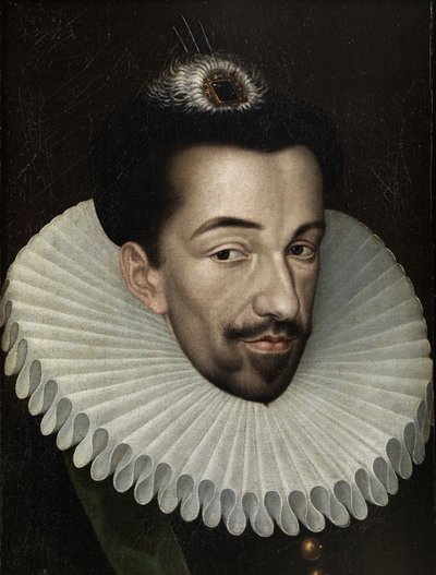 Retrato de Henrique III da França, rei da Polônia e grão-duque da Lituânia, década de 1580 de François Quesnel