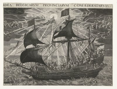 O Navio de Estado, 1620
Alegoria do feliz estado do país após o Sínodo de Dordrecht
Idea Belgicarum Provinciarum Confaederatarum (título sobre o objecto) de François Schillemans