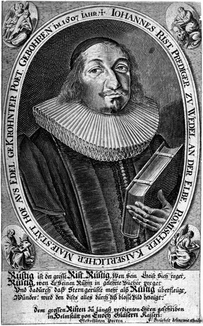 Retrato de Johann von Rist de François Stuerhelt