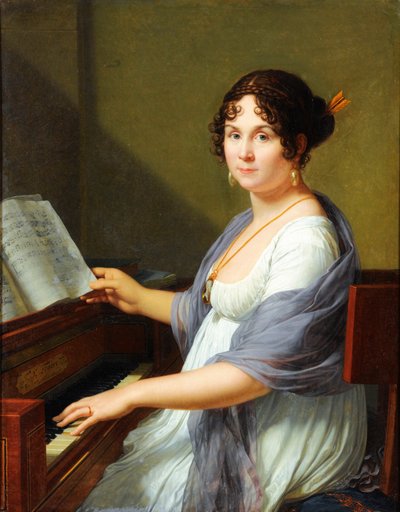 Retrato de Geneviève Aimée Victoire Bertin de Francois Xavier Fabre