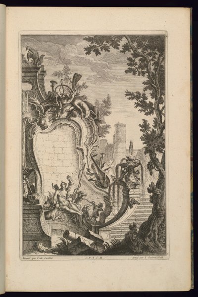 Design para Fonte com Diana de François de Cuvilliés the Elder