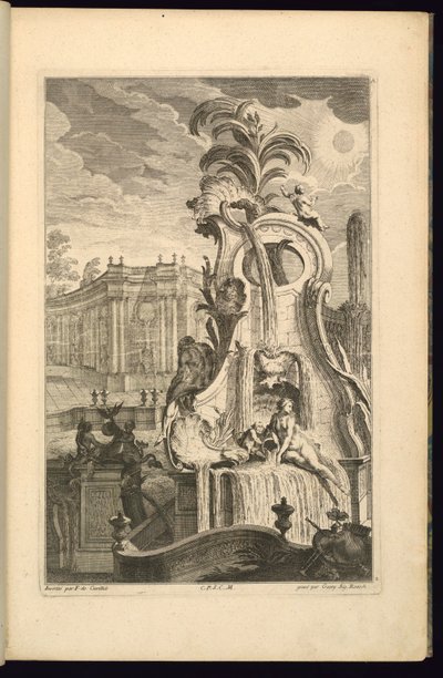 Projeto para Fonte com Vênus de François de Cuvilliés the Elder