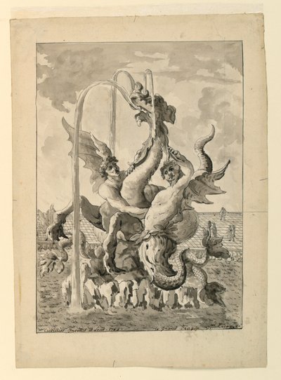 Projeto para o Grand Trianon em Versalhes de François de Cuvilliés the Elder