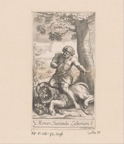 Sansão e o leão de François de Poilly (I)