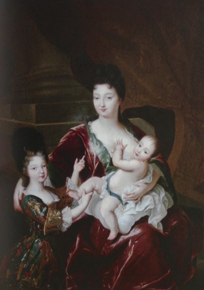 Duque da Bretanha e Duque de Anjou filhos de F de Troy de Francois de Troy
