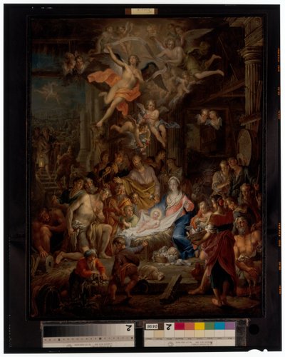 A adoração dos pastores de Frans Christoph Janneck