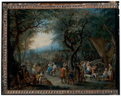 Feira da aldeia de Frans Christoph Janneck