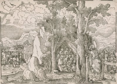 Paisagem com Cenas da Vida de São João Baptista de Frans Crabbe van Espleghem