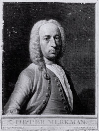 Retrato de Pieter Merkman Jr. de Frans Decker