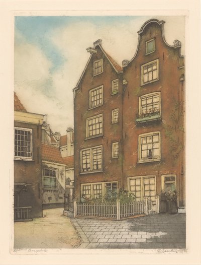 Bagijnhofje (título original no objeto) de Frans Everbag (signed by artist)