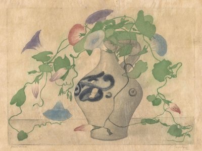 Finn num jarro de olaria de Frans Everbag (signed by artist)