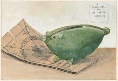 Livro do mealheiro e da caixa de poupança de Frans Everbag