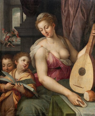 Alegoria da música, c.1575 de Frans Floris