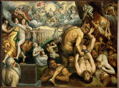 O Juízo Final (óleo sobre tela) de Frans Floris