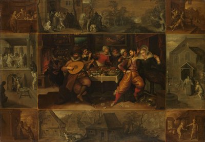 A parábola do filho pródigo de Frans Francken (II)