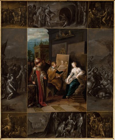 Apeles Pintura Campaspe de Frans Francken d.Y.