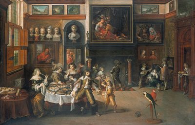 Ceia na casa do Burgomestre Rockox de Frans Francken the Younger
