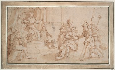 O Cegueira de Zaleucus de Locri de Frans Francken the Younger