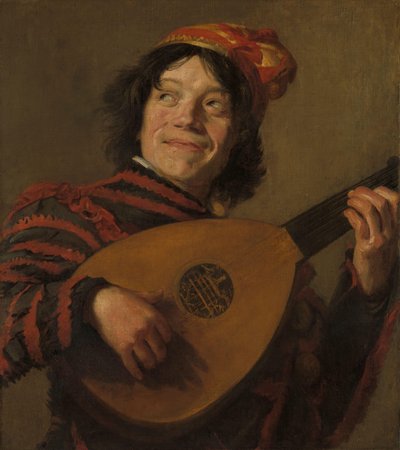 O tocador de alaúde de Frans Hals (copy after)