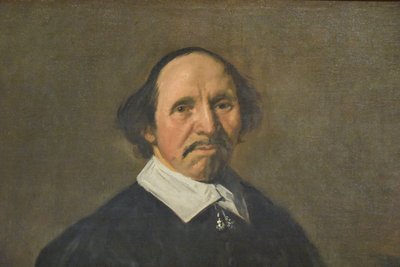 Dinamarquês: Portræt af en mand Retrato de um homem de Frans Hals