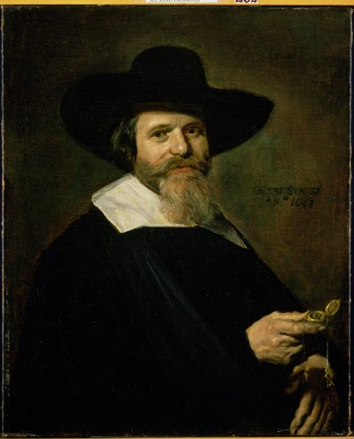 Burgher holandês, 1643 de Frans Hals