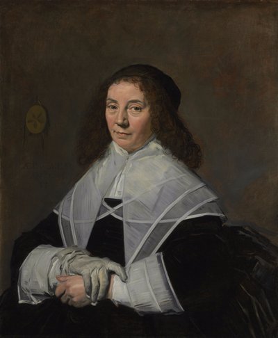 Holandês: Retrato de Dorothea Berck (1593-1684) Retrato de Dorothea Berck de Frans Hals