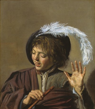 Rapaz com flauta de Frans Hals