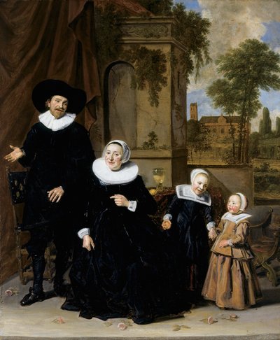 Retrato de uma família holandesa de Frans Hals