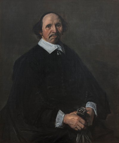 Retrato de um homem, c. 1655-60 (óleo sobre tela) de Frans Hals
