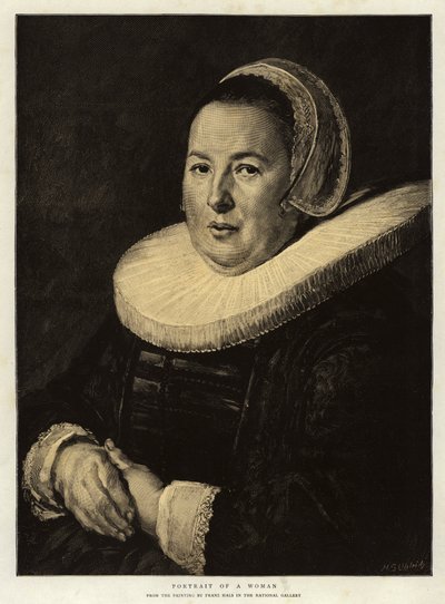 Retrato de uma mulher de Frans Hals