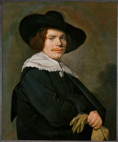 Retrato de um jovem ... (pintura sobre tela) de Frans Hals