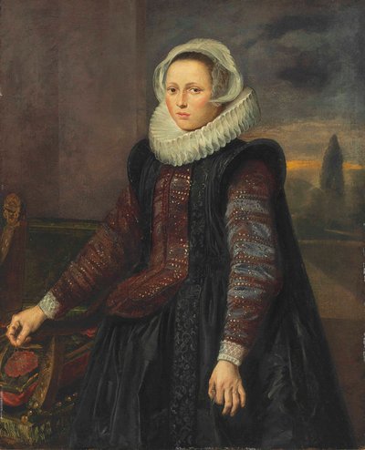 Retrato de uma jovem mulher de Frans Hals