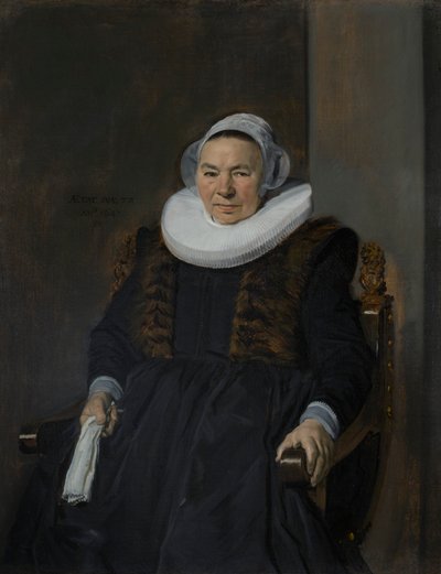Retrato de uma Mulher Idosa, tradicionalmente chamada Mevrouw Bodolphe de Frans Hals