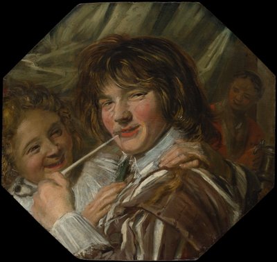 O Fumante, c. 1623-25. de Frans Hals
