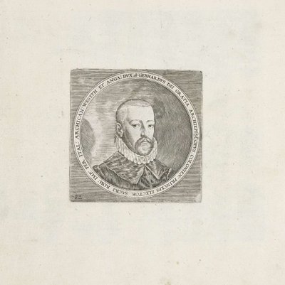 Retrato de Gebhard Truchsess de Waldburg 1547-1601, ca 1580-1585 de Frans Hogenberg