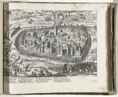 O cerco de Smolensk, 1609-1611, 1612 de Frans Hogenberg