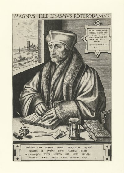 Retrato de Aberforth Erasmus de Frans Huys