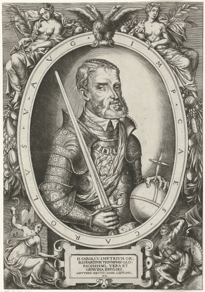 Retrato de Carlos V de Habsburgo de Frans Huys