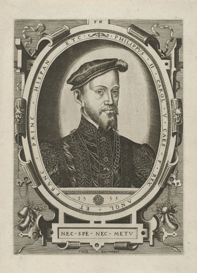 Retrato do rei Filipe II da Espanha de Frans Huys