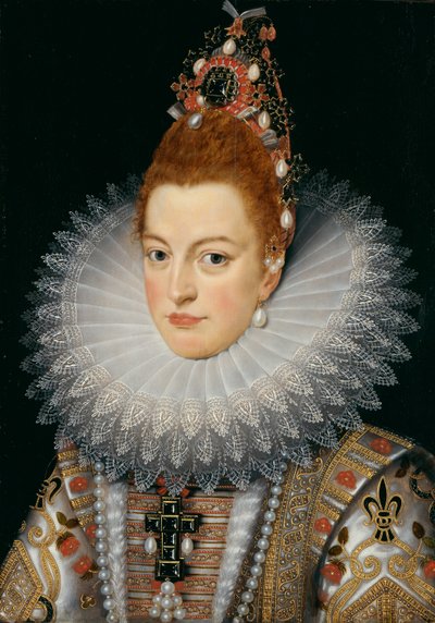Archduchess Isabella, c.1601-20 (óleo sobre painel) de Frans II (after) Pourbus