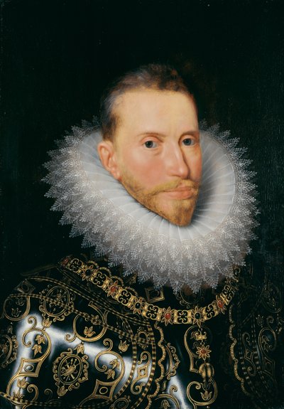 Archduke Albrecht, c.1601-20 (óleo sobre painel) de Frans II (after) Pourbus